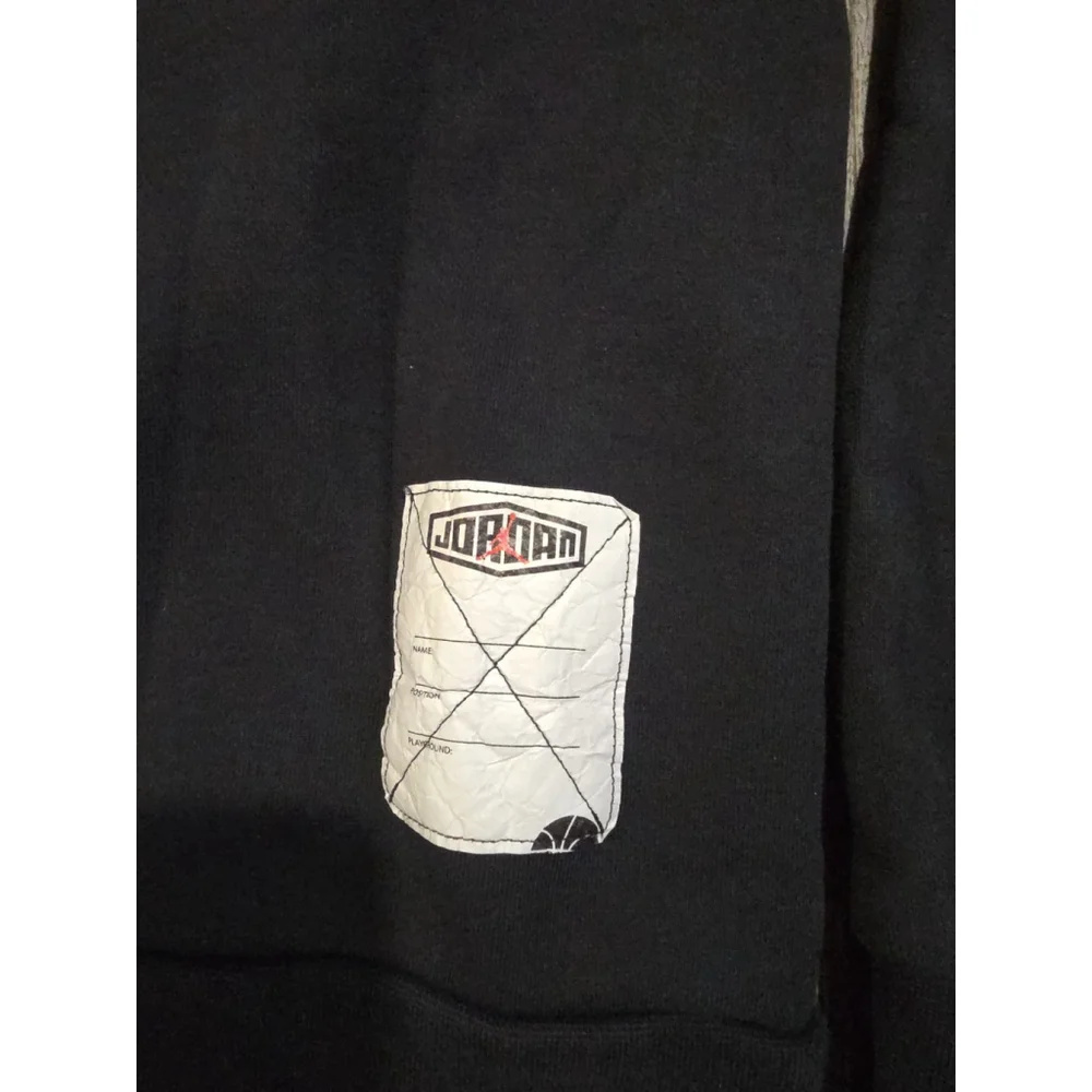Jordan Shatter Sweater Design Men's Size XS Black Sweater